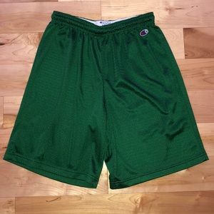 “Champion” Dark Green Athletic Shorts